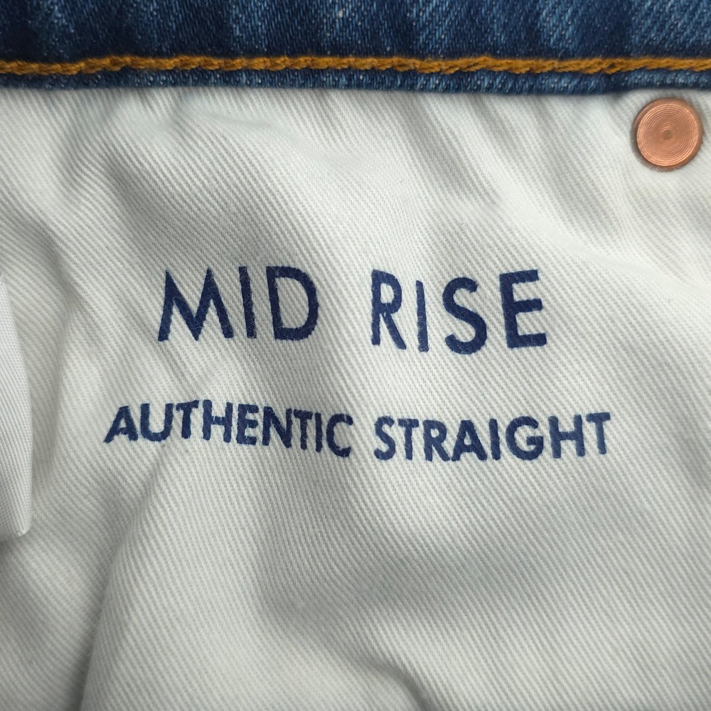 Lucky Brand Authentic Straight Women Jeans 0/25 Blue Side Stripe Denim - Picture 6 of 13